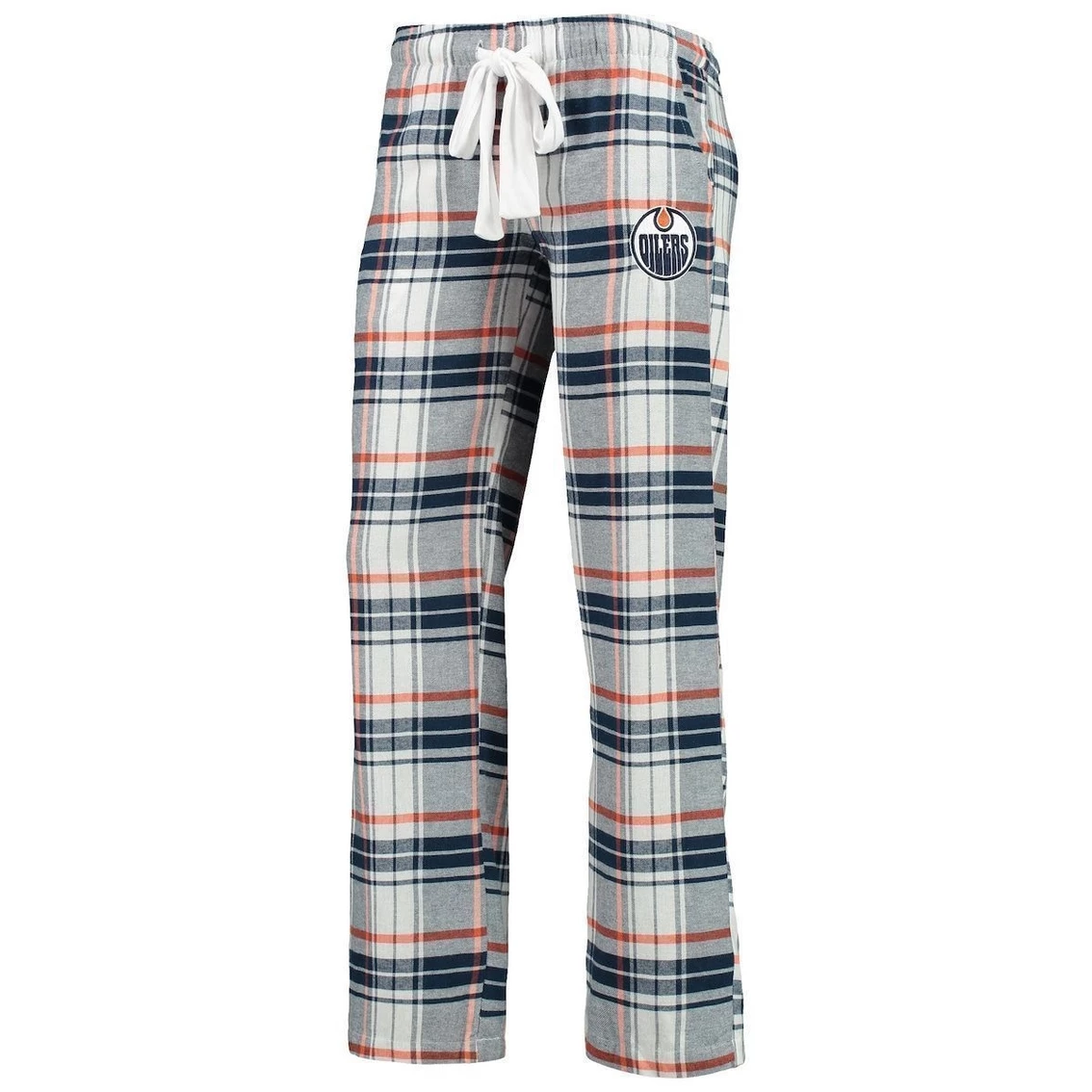 Outlet π Women's Concepts Sport Navy/Orange Edmonton Oilers Accolade Flannel Pants π - Image 3