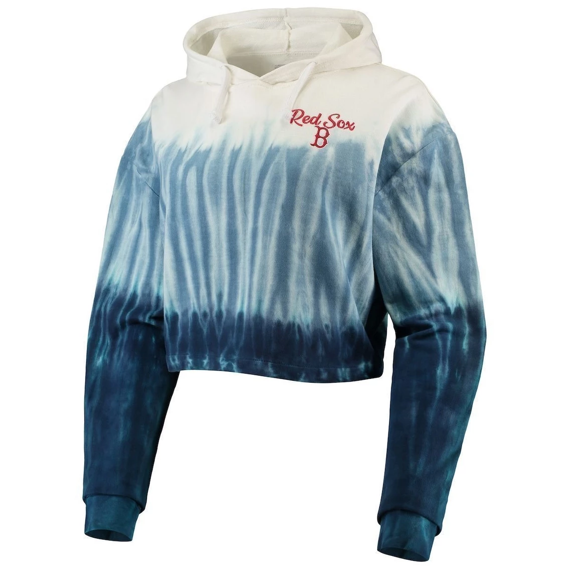 New π₯° Women's FOCO Navy Boston Red Sox Dip-Dye Hoodie T-Shirt And Pants Sleep Set β€οΈ - Image 3