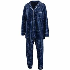 Best deal π Women's WEAR By Erin Andrews Navy St. Louis Blues Long Sleeve Button-Up π Shirt & Pants Sleep Set β