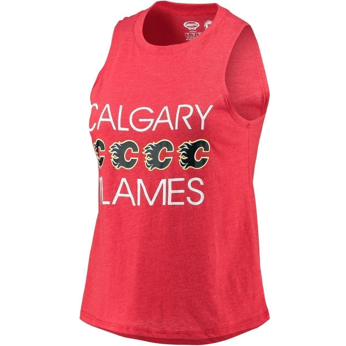 Deals π― Women's Concepts Sport Red/Black Calgary Flames Meter Tank Top & Pants Sleep Set π - Image 3