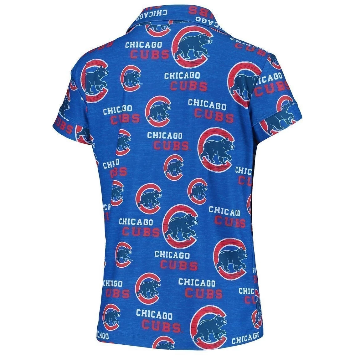 Cheap π Women's Concepts Sport Royal Chicago Cubs Zest Allover Print Button-Up π Shirt & Shorts Sleep Set π - Image 4