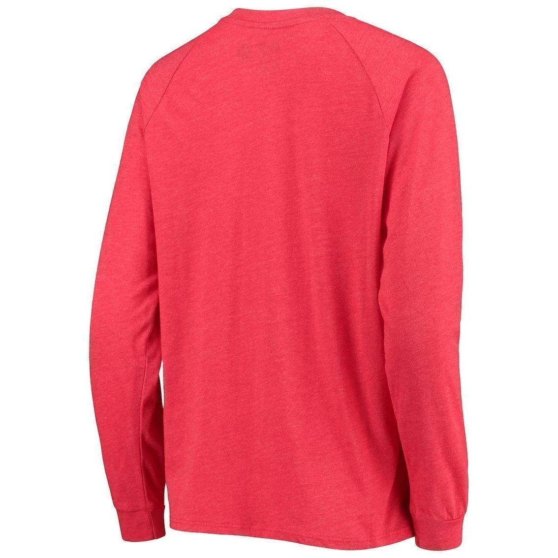 Budget π Women's Concepts Sport Heathered Red Chicago Blackhawks Meter Raglan Long Sleeve T-Shirt & Shorts Sleep Set π - Image 4