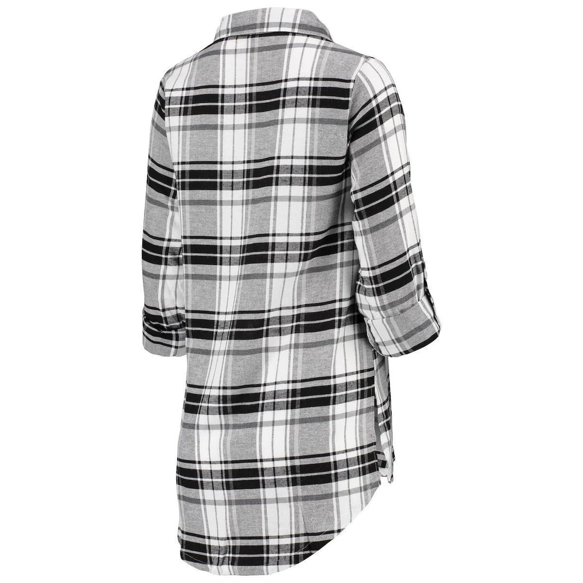 Deals π Women's Concepts Sport Black/Gray Chicago White Sox Accolade Flannel Nightshirt β€οΈ - Image 4
