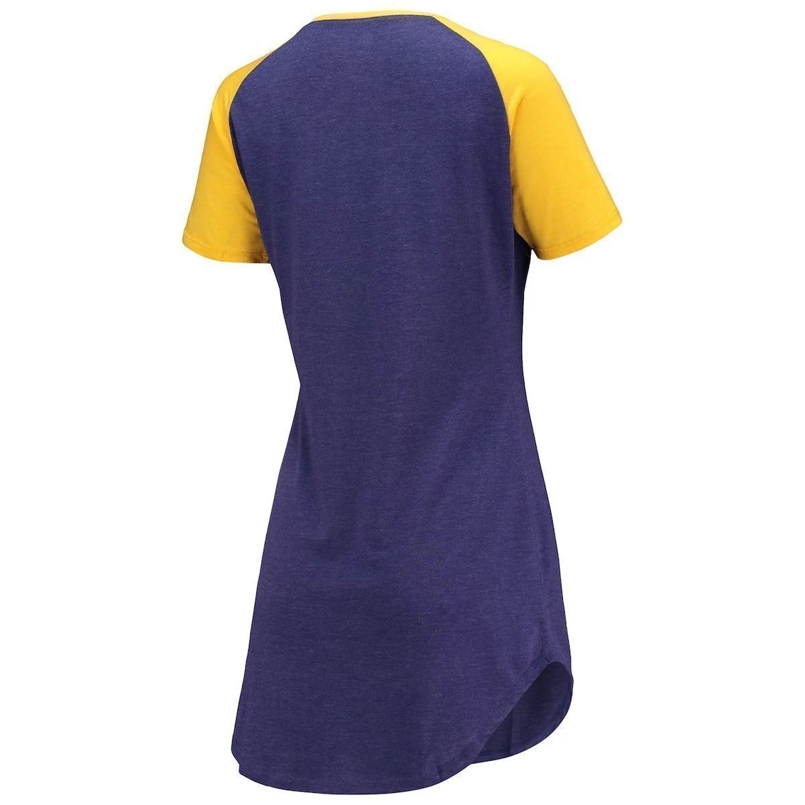 Buy β Women's Concepts Sport Purple/Gold LSU Tigers Raglan V-Neck Nightshirt π - Image 4