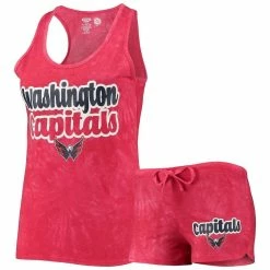 Wholesale π Women's Concepts Sport Red Washington Capitals Billboard Racerback Tank Top & Shorts Set π₯