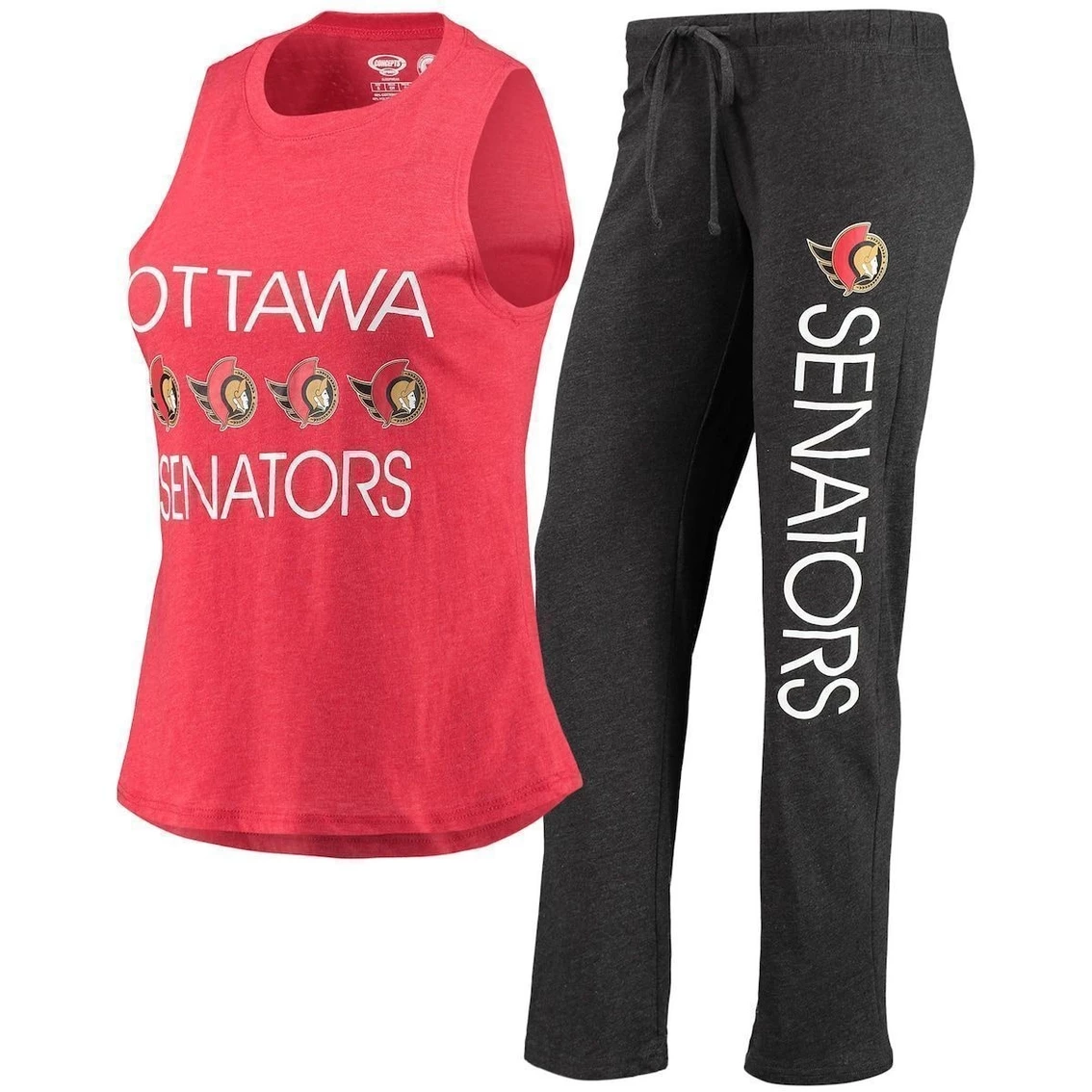 Best reviews of π Women's Concepts Sport Red/Black Ottawa Senators Meter Tank Top & Pants Sleep Set β¨