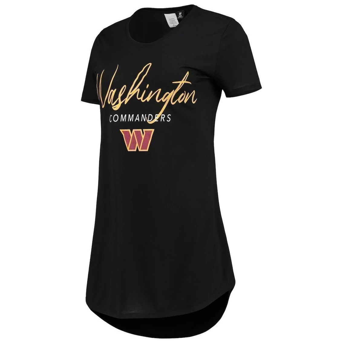 Brand new βοΈ Women's Concepts Sport Black Washington Commanders Marathon Knit Nightshirt π - Image 3