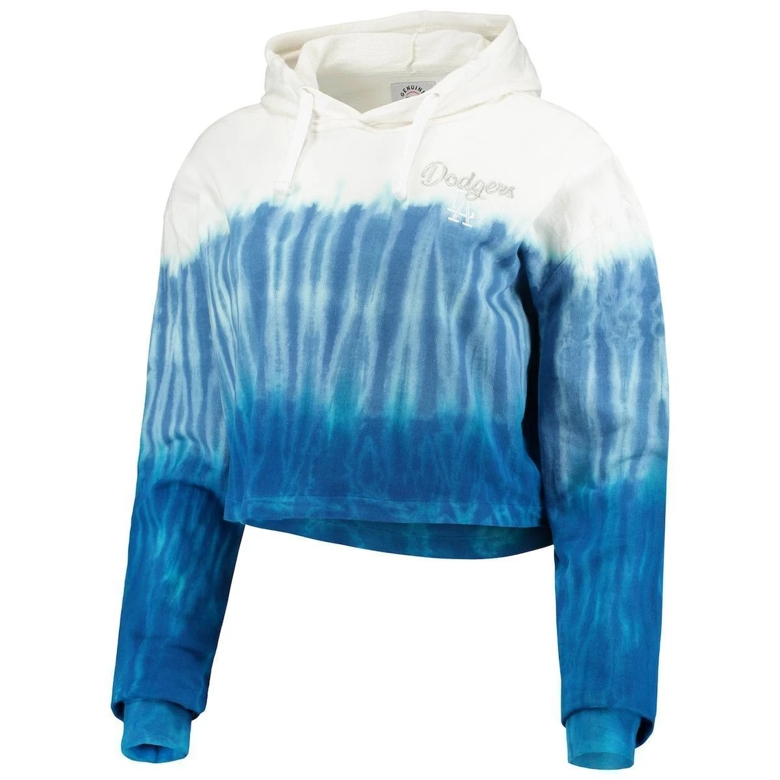Cheap 𧨠Women's FOCO Royal Los Angeles Dodgers Dip-Dye Hoodie T-Shirt And Pants Sleep Set π - Image 3