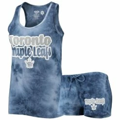 Brand new π Women's Concepts Sport Navy Toronto Maple Leafs Billboard Racerback Tank Top & Shorts Set π