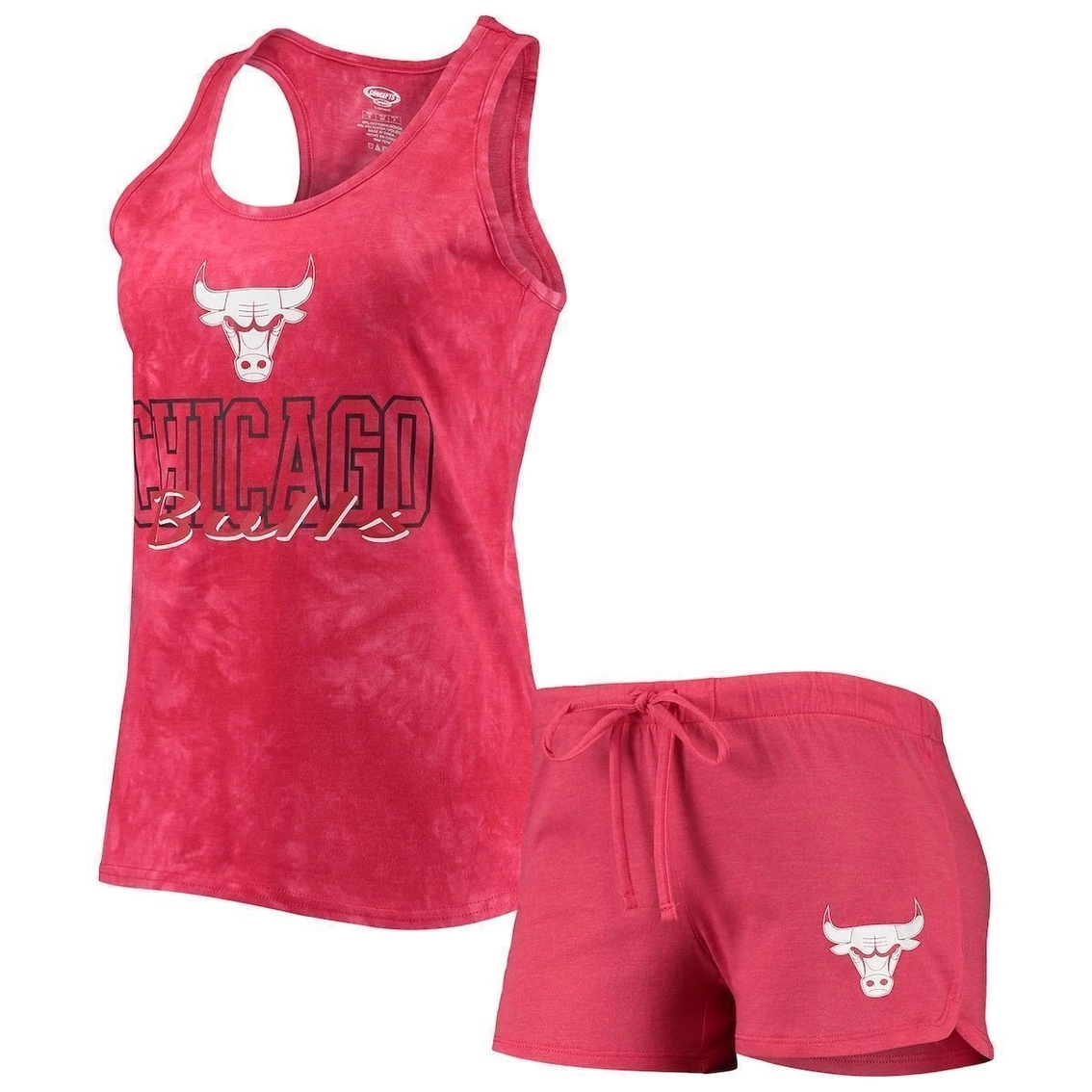 Best Pirce β€οΈ Women's Concepts Sport Red Chicago Bulls Billboard Racerback Tank Top & Shorts Sleep Set π - Image 2