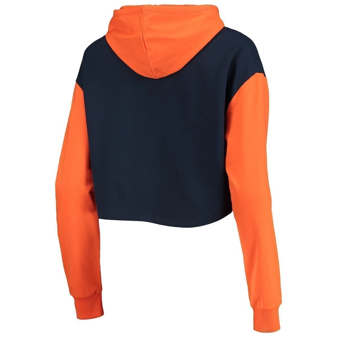 Deals π Women's FOCO Navy/Orange Houston Astros Color-Block Pullover Hoodie & Shorts Lounge Set π - Image 4