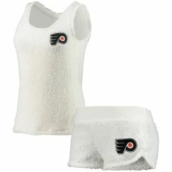 Buy 🥰 Women's Concepts Sport Cream Philadelphia Flyers Fluffy Sherpa Tank Top & Shorts Set ✨