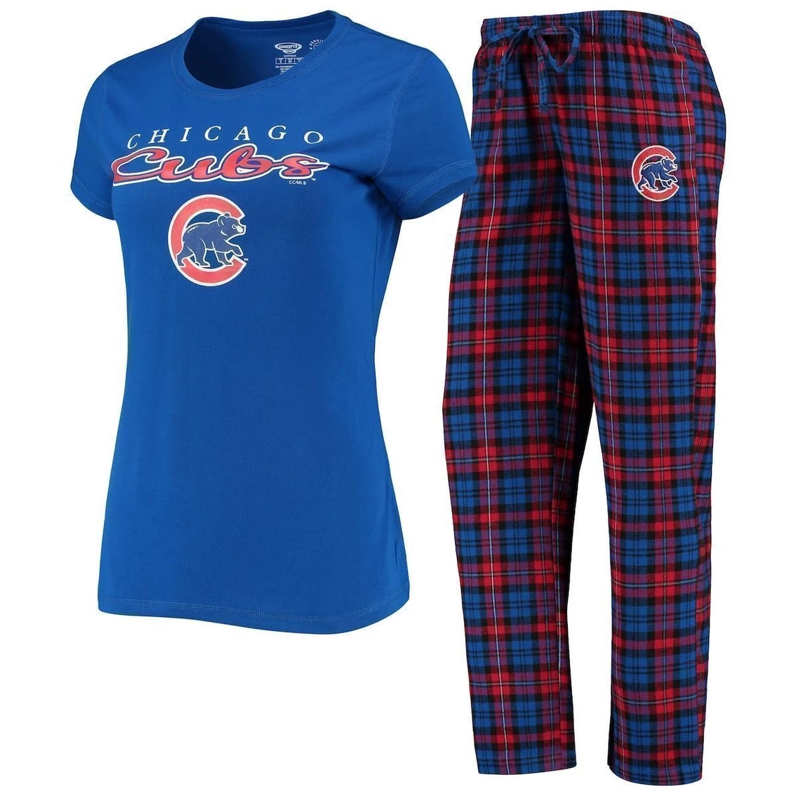 Brand new π― Women's Concepts Sport Royal/Red Chicago Cubs Lodge T-Shirt & Pants Sleep Set π