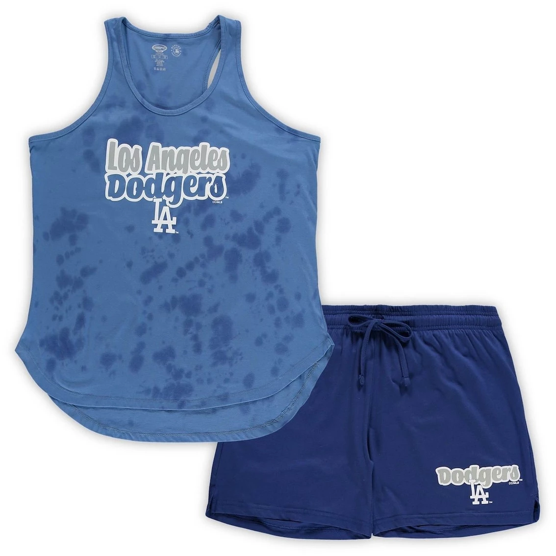 Coupon π Women's Concepts Sport Royal Los Angeles Dodgers Plus Size Cloud Tank Top & Shorts Sleep Set π