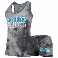 Promo 🥰 Women's Concepts Sport Charcoal Carolina Panthers Billboard Tank Top & Shorts Set ✨