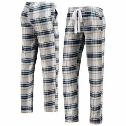 New π₯° Women's Concepts Sport Navy/Gold Georgia Tech Yellow Jackets Accolade Flannel Pants π€©