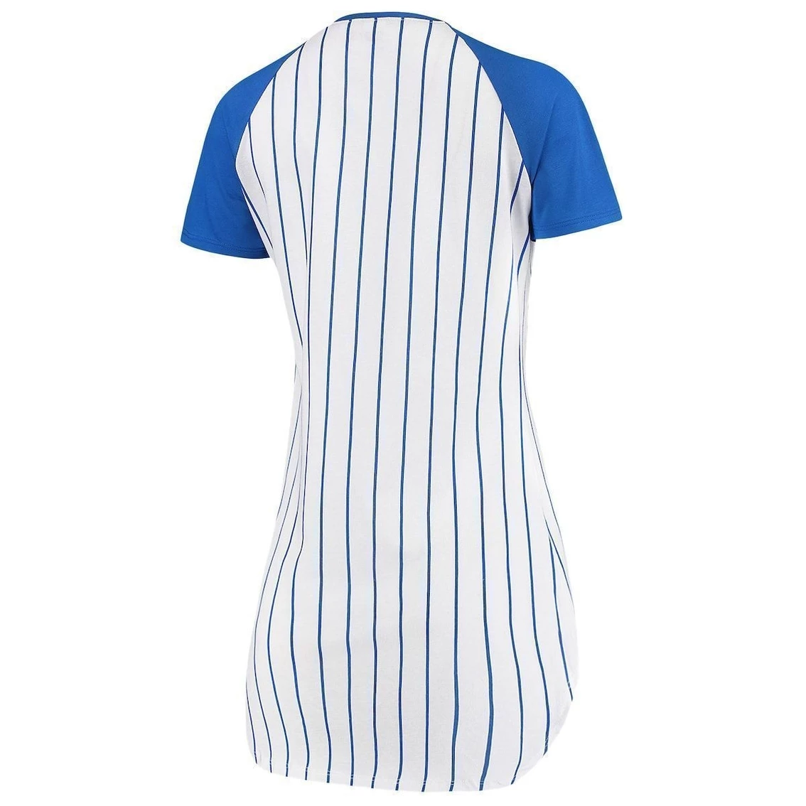 Buy π Women's Concepts Sport White Chicago Cubs Vigor Pinstripe Nightshirt π - Image 4