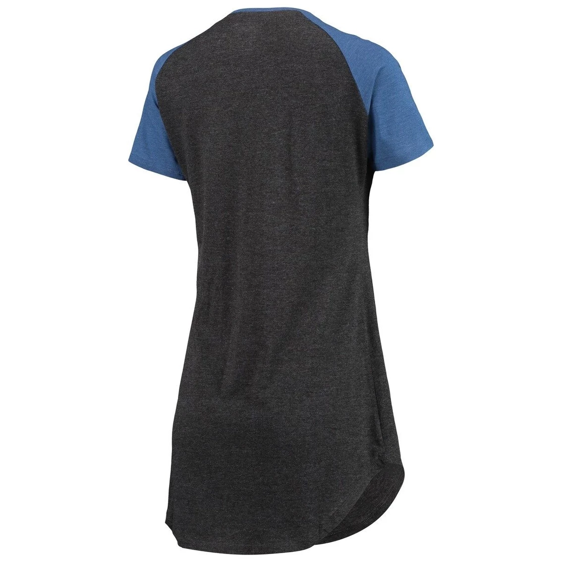 Top 10 βοΈ Women's Concepts Sport Black/Heathered Royal Indianapolis Colts Meter Raglan V-Neck Knit Nightshirt π₯ - Image 4