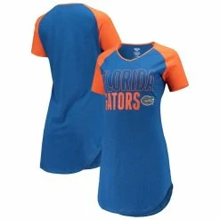 Best Pirce 👏 Women's Concepts Sport Royal/Orange Florida Gators Raglan V-Neck Nightshirt 🥰