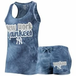 Promo βοΈ Women's Concepts Sport Navy New York Yankees Billboard Racerback Tank Top & Shorts Set π§¨