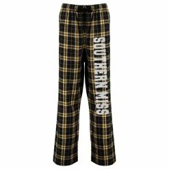Promo 🤩 Boxercraft 👩 Women's Black Southern Miss Golden Eagles Flannel Pajama Pants 😍