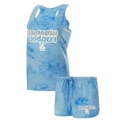 Best deal 💯 Women's Concepts Sport Royal Los Angeles Dodgers Billboard Racerback Tank Top & Shorts Set 💯
