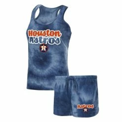 Outlet π Women's Concepts Sport Navy Houston Astros Billboard Racerback Tank Top & Shorts Set π