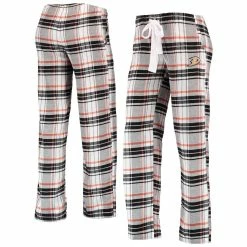 Best Sale π― Women's Concepts Sport Black/Orange Anaheim Ducks Accolade Flannel Pants π