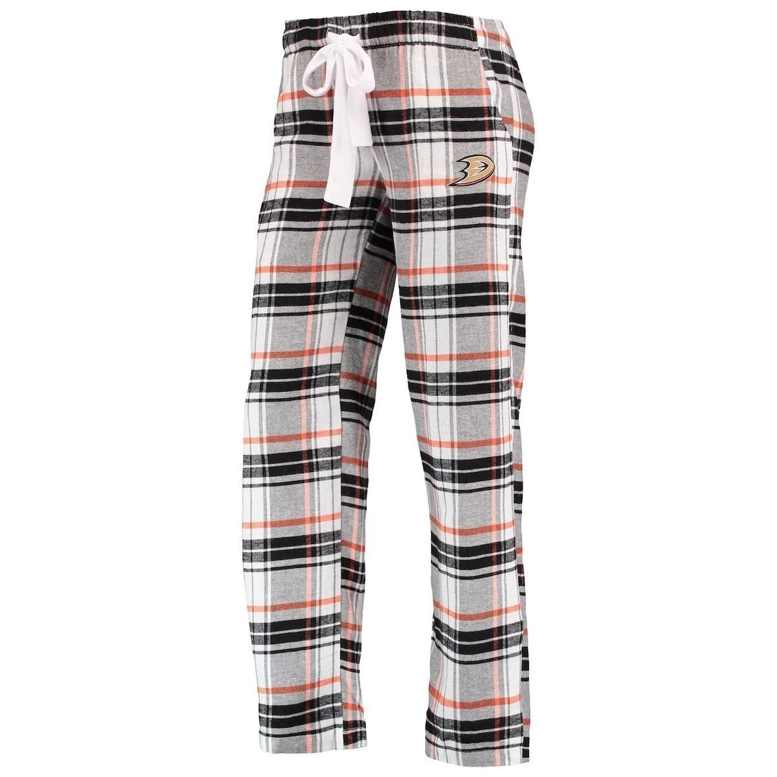 Best Sale π― Women's Concepts Sport Black/Orange Anaheim Ducks Accolade Flannel Pants π - Image 3