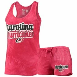 Best reviews of 🔥 Women's Concepts Sport Red Carolina Hurricanes Billboard Racerback Tank Top & Shorts Set ⭐