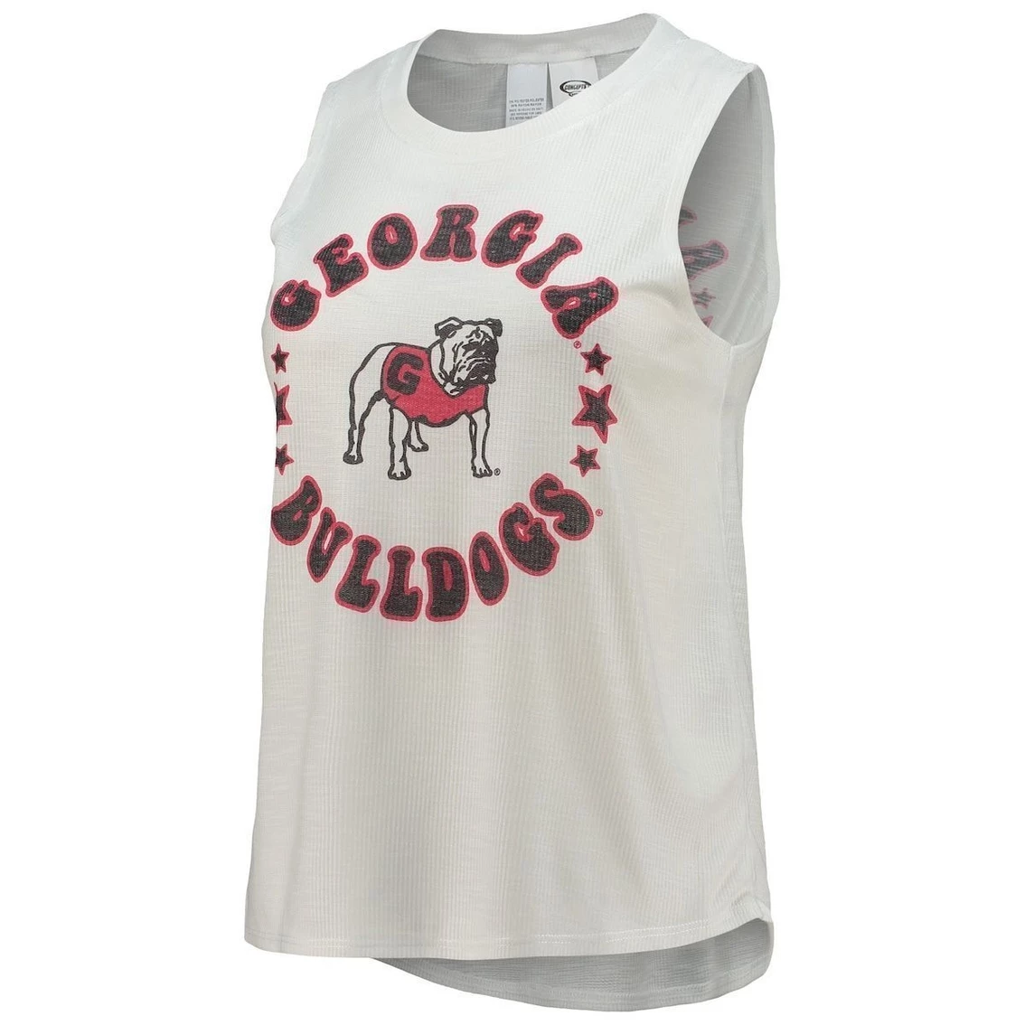 New π Women's Concepts Sport Red/White Georgia Bulldogs Ultimate Flannel Tank Top & Shorts Sleep Set β - Image 3