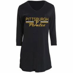 Brand new βοΈ Women's Concepts Sport Black Pittsburgh Pirates Duo V-Neck Nightshirt π