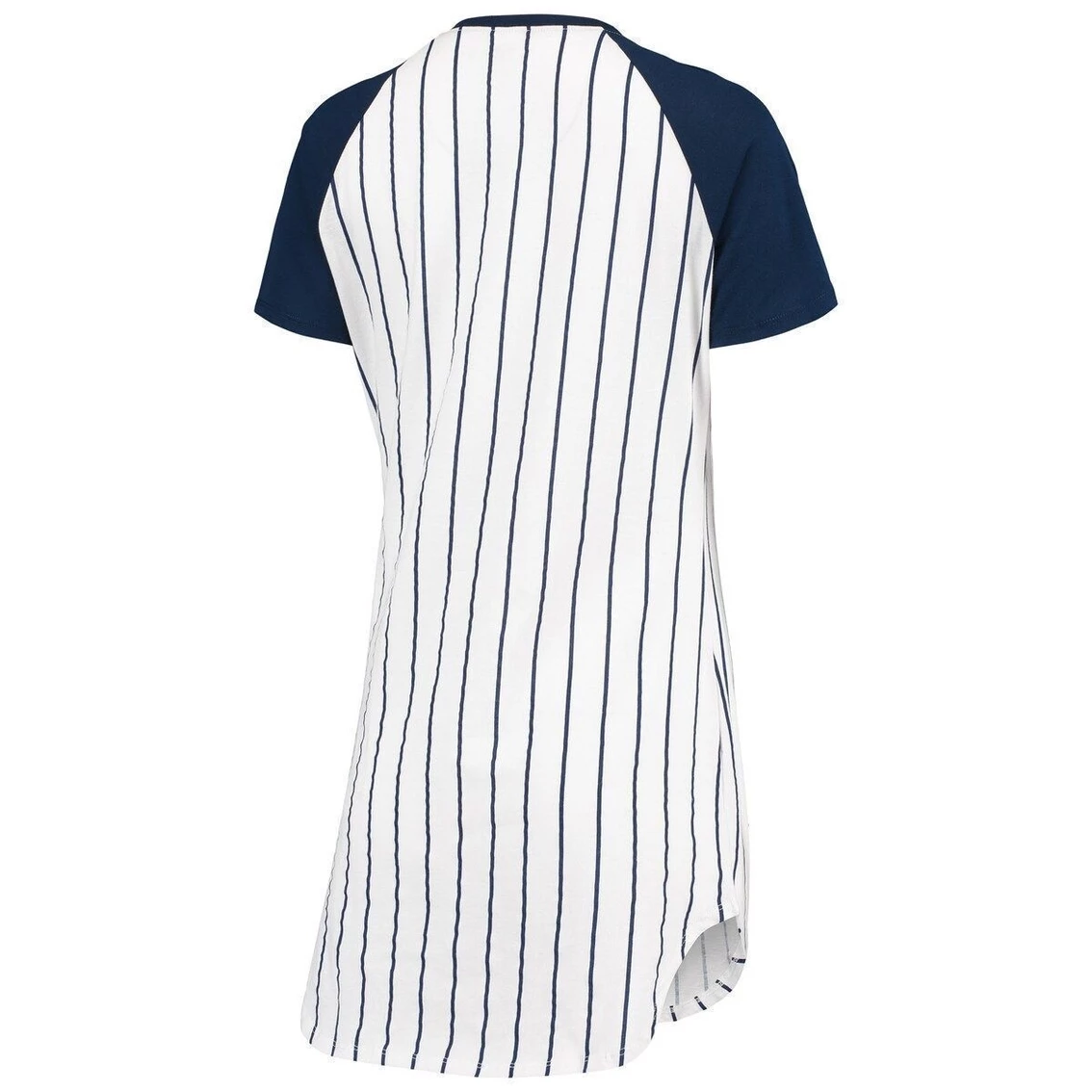 Buy π₯° Women's Concepts Sport White/Navy Houston Astros Vigor Pinstripe Raglan V-Neck Nightshirt β¨ - Image 4