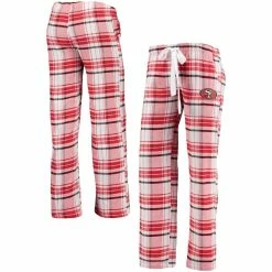 Hot Sale ✔️ Women's Concepts Sport Scarlet/Black San Francisco 49ers Accolade Flannel Pants 🔥