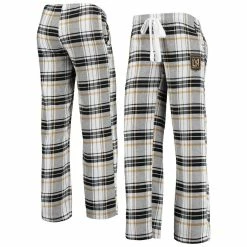 Hot Sale ❤️ Women's Concepts Sport Black/Gold LAFC Accolade Flannel Pants 🎁