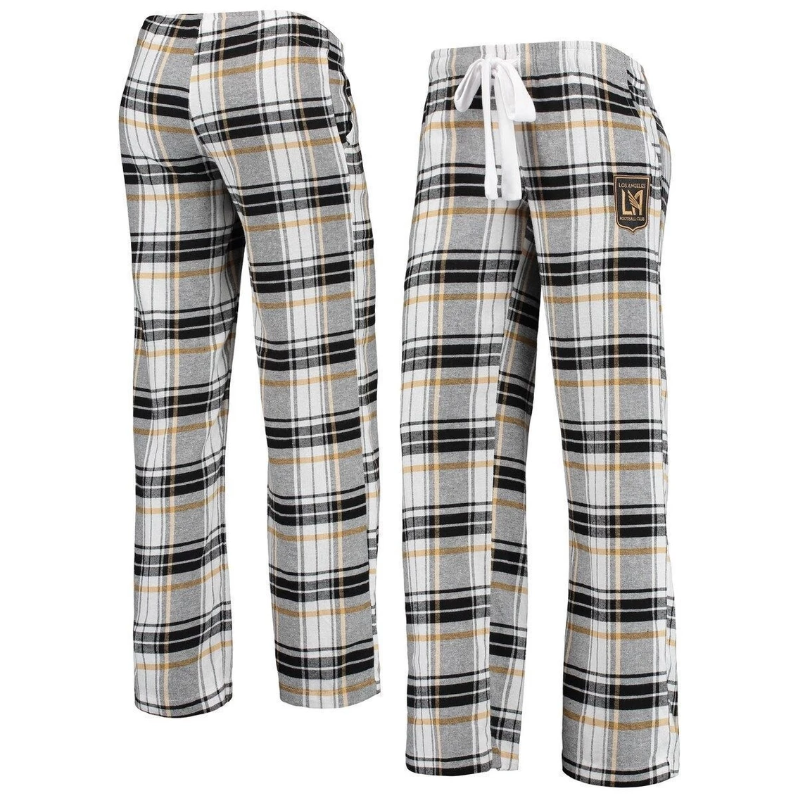 Hot Sale β€οΈ Women's Concepts Sport Black/Gold LAFC Accolade Flannel Pants π
