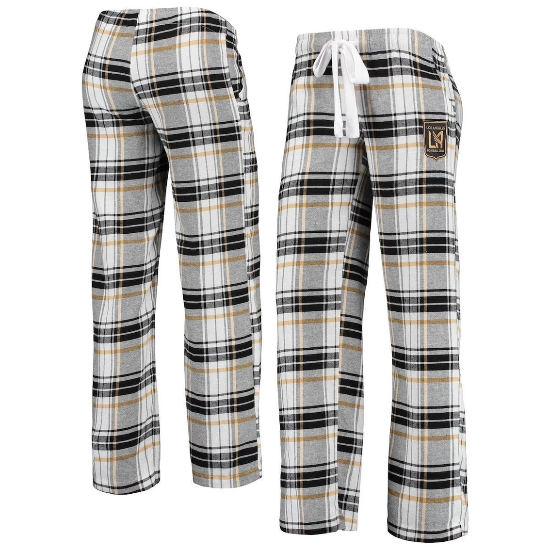 Hot Sale β€οΈ Women's Concepts Sport Black/Gold LAFC Accolade Flannel Pants π - Image 2