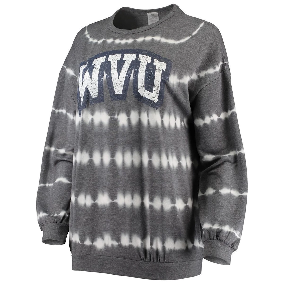 Budget π Women's Gameday Couture Heathered Charcoal West Virginia Mountaineers All About Stripes Tri-Blend Long Sleeve T-Shirt & Shorts Set π₯° - Image 3