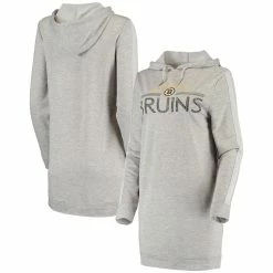 Budget 😉 Women's Concepts Sport Gray Boston Bruins Prodigy Hooded Nightshirt 🌟