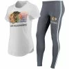 Wholesale ⌛ Women's Concepts Sport White/Charcoal Chicago Blackhawks Sonata T-Shirt & Leggings Set 🥰