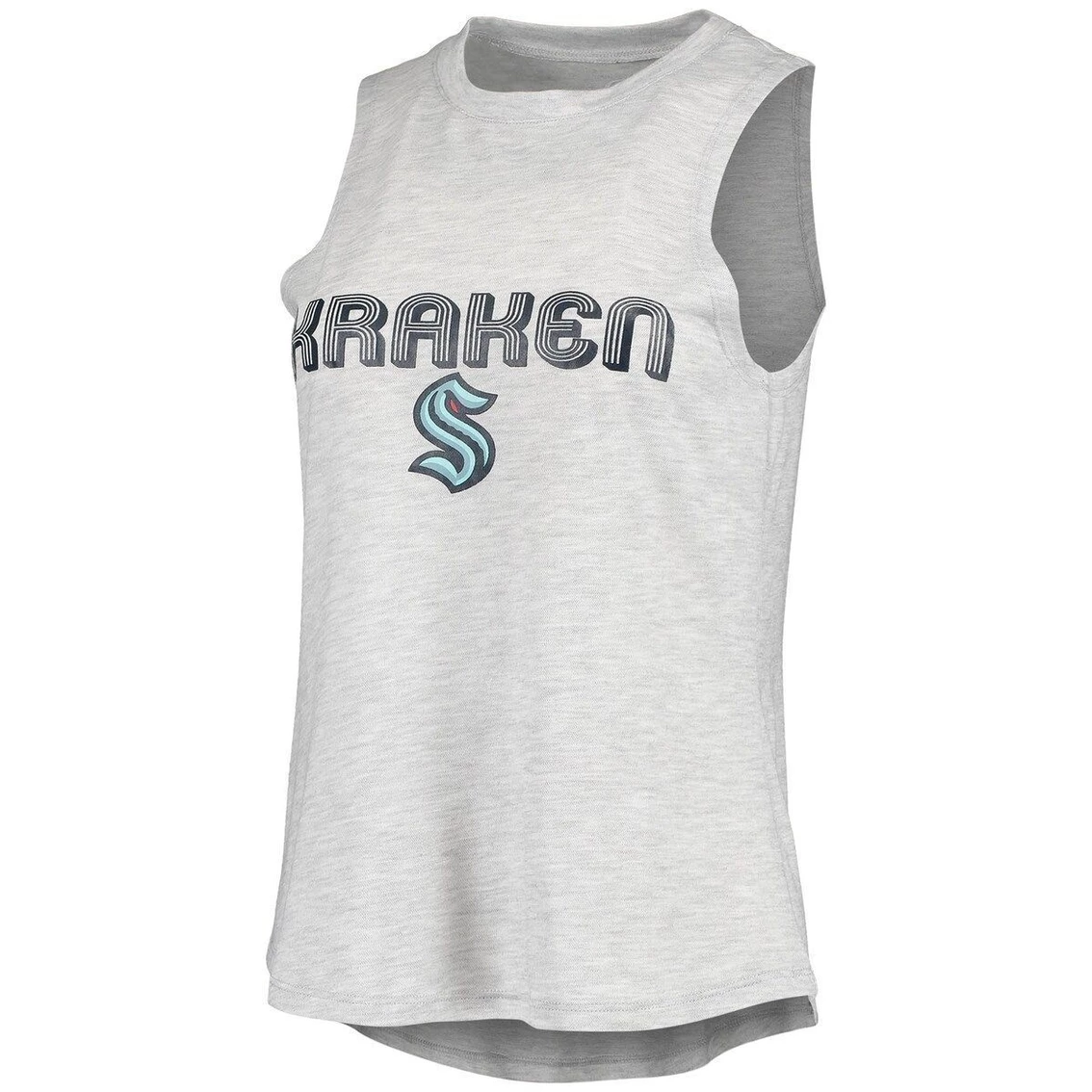 Buy β Women's Concepts Sport Heathered Gray/Black Seattle Kraken Profound Tank Top & Leggings Sleep Set π - Image 3