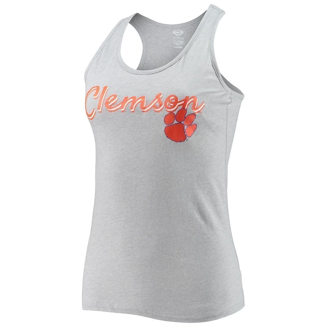 Buy π Women's Concepts Sport Heathered Gray/Charcoal Clemson Tigers Anchor Tank Top & Shorts Sleep Set β - Image 3