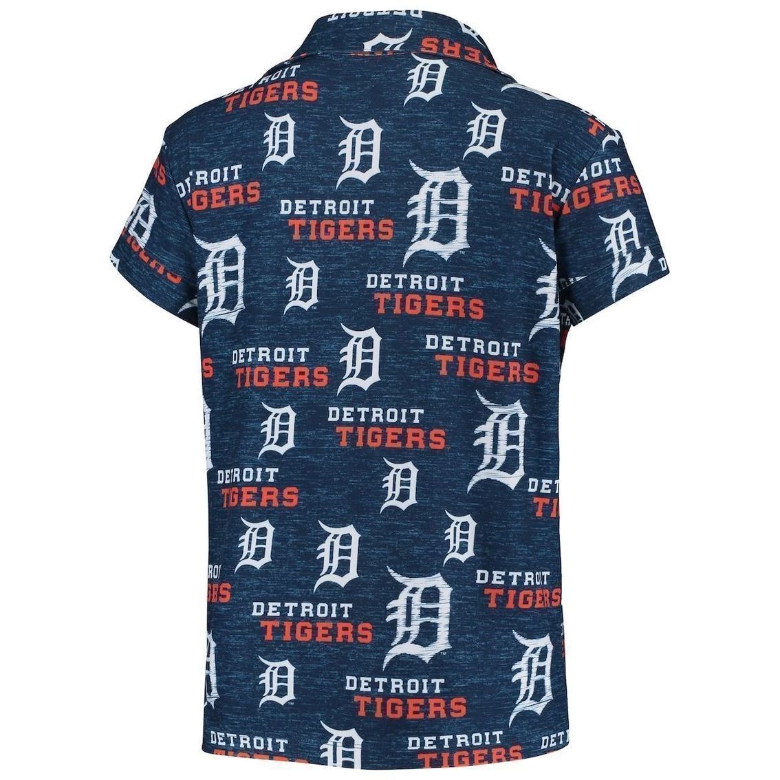 Best deal π Women's Concepts Sport Navy Detroit Tigers Zest Allover Print Button-Up π Shirt & Shorts Sleep Set β€οΈ - Image 4