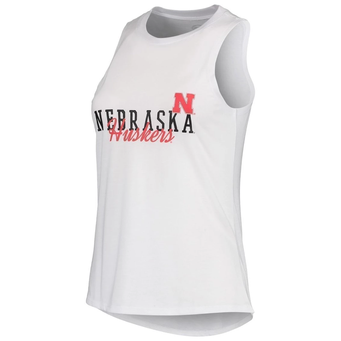 Best Sale π₯° Women's Concepts Sport White/Black Nebraska Huskers Tank Top And Leggings Sleep Set π - Image 3
