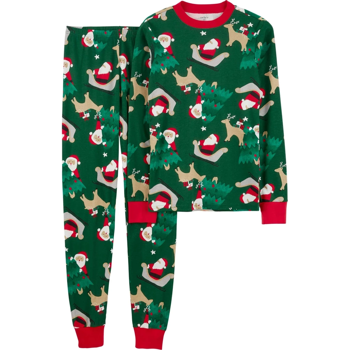 Top 10 π Carter's 100% Cotton Snug Fit Santa Pajama 2 Pc. Set π€©