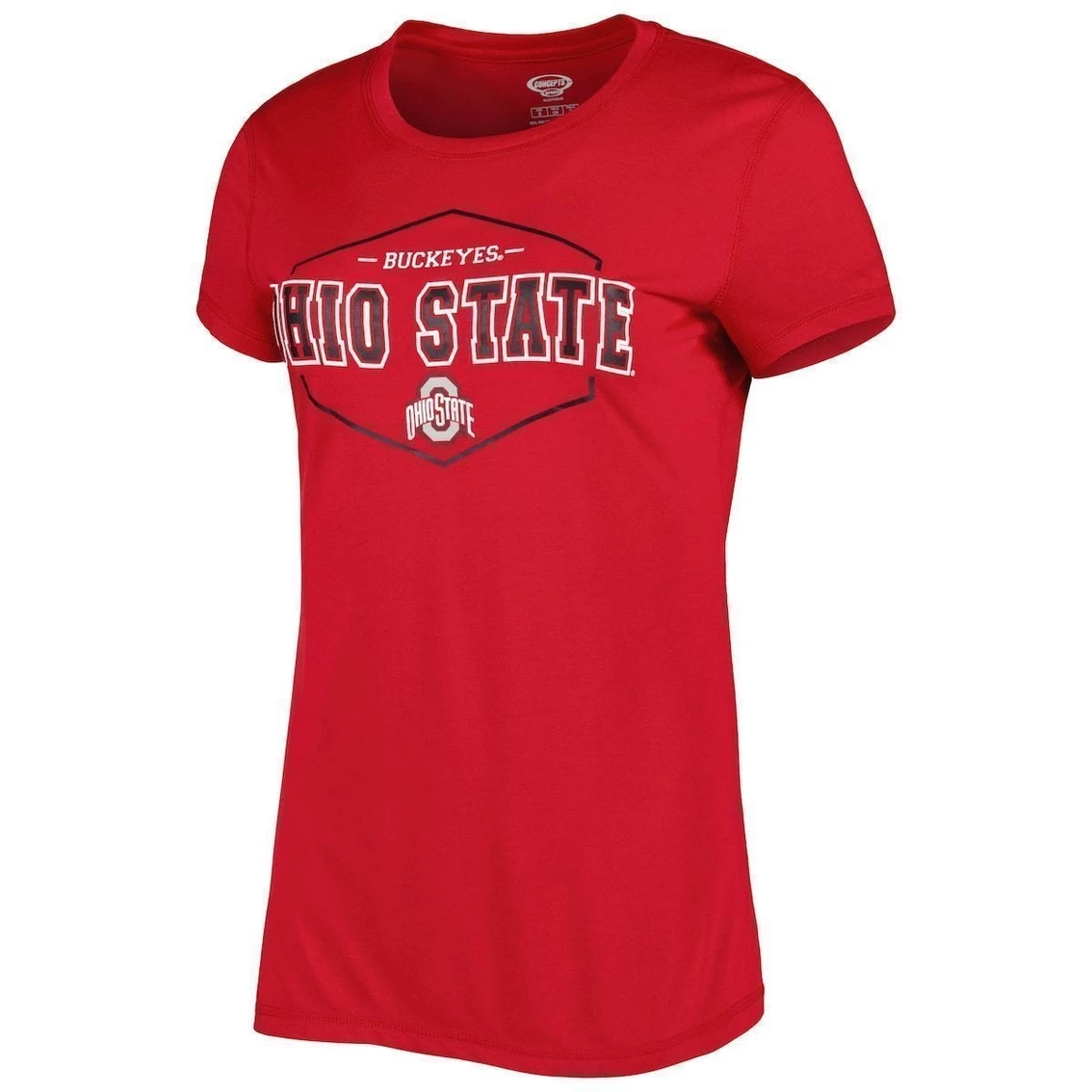 Best Sale π Women's Concepts Sport Scarlet/Black Ohio State Buckeyes Badge T-Shirt & Flannel Pants Sleep Set π - Image 3
