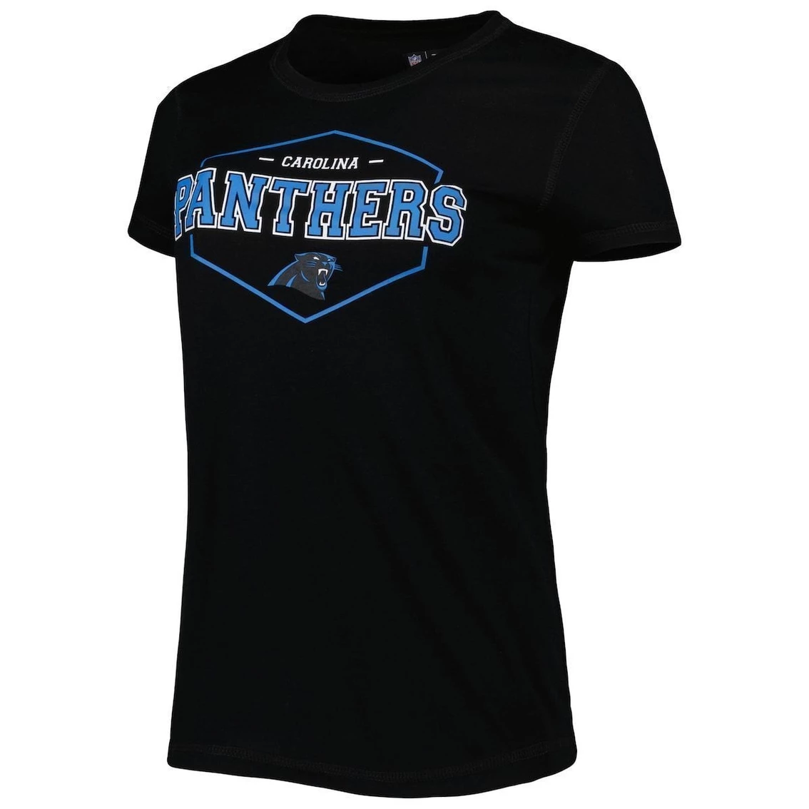 Cheapest π Women's Concepts Sport Black/Blue Carolina Panthers Badge T-Shirt & Pants Sleep Set π₯° - Image 3