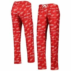Outlet π Women's Concepts Sport Red Detroit Red Wings Breakthrough Allover Logo Sleep Pants π