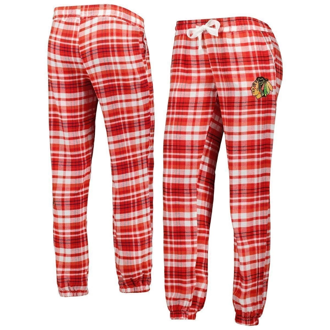 Best Sale π Women's Concepts Sport Red Chicago Blackhawks Mainstay Flannel Pants π₯ - Image 2