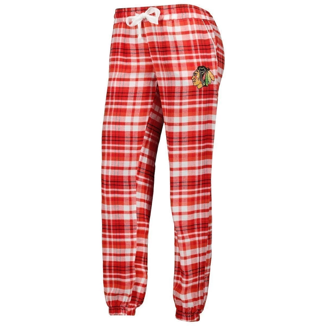 Best Sale π Women's Concepts Sport Red Chicago Blackhawks Mainstay Flannel Pants π₯ - Image 3